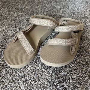 Women’s Cheetah Teva Sandals